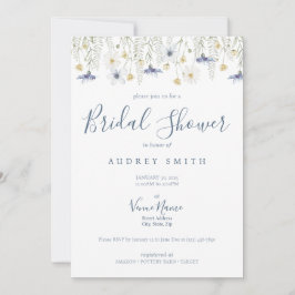 Something Blue Bridal Shower Invitation Inbjudningar