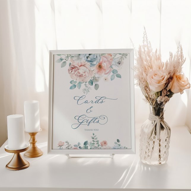 Something Blue Bröllopsdusch-kort och presenter  Poster (Skapare uppladdad)