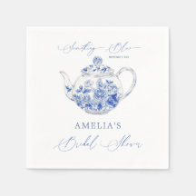 Something Blue Bröllopsdusch Toile