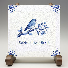 Something Blue | Delft Blue Dutch Style  Kakelplatta