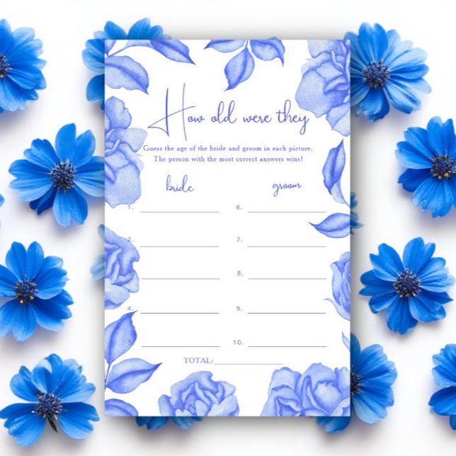 Something Blue Floral How old were they bridal (Skapare uppladdad)