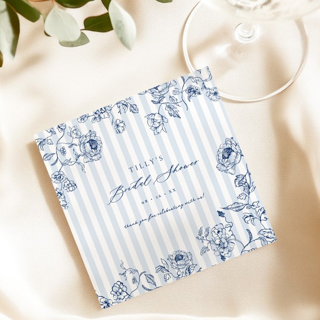 Something Blue Paper Napkins Bridal Shower Party Pappersservett (Skapare uppladdad)