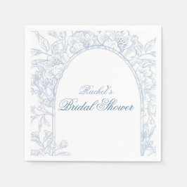 Something Blue Wildflower Bridal Shower Invitation Pappersservett
