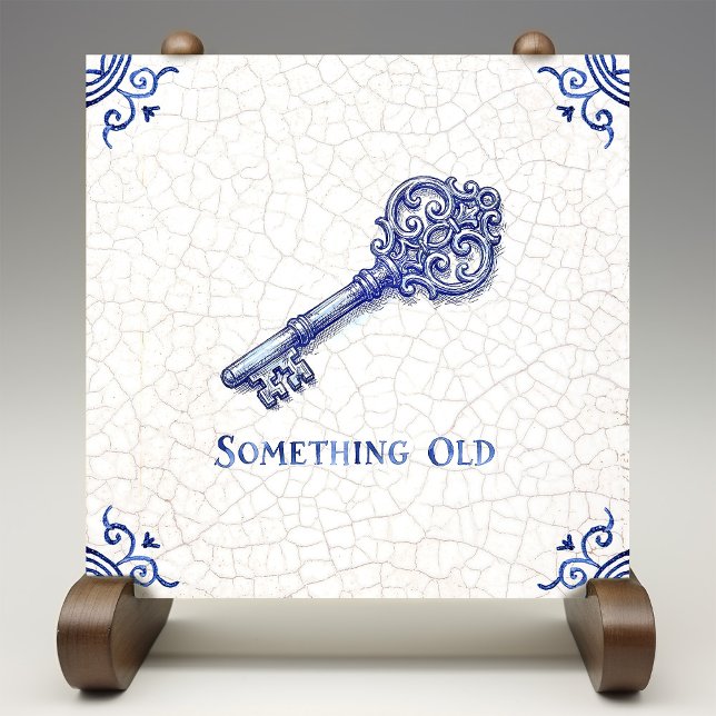 Something Old | Delft Blue Dutch Style  Kakelplatta (Skapare uppladdad)