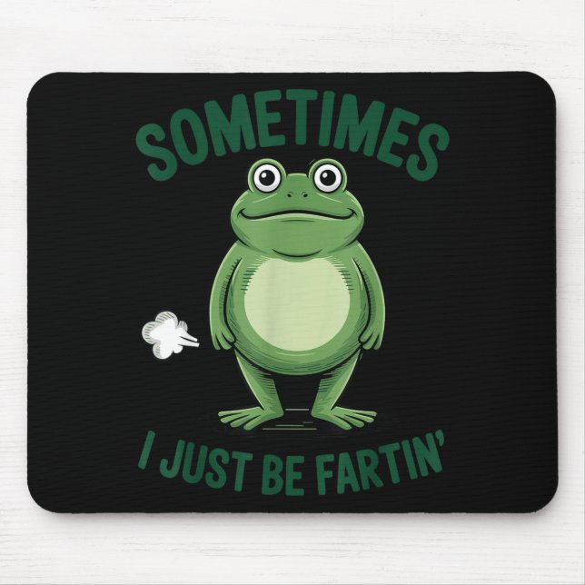 Sometimes I Just Be Farting Frog Christmas Funny F Musmatta (Framsidan)