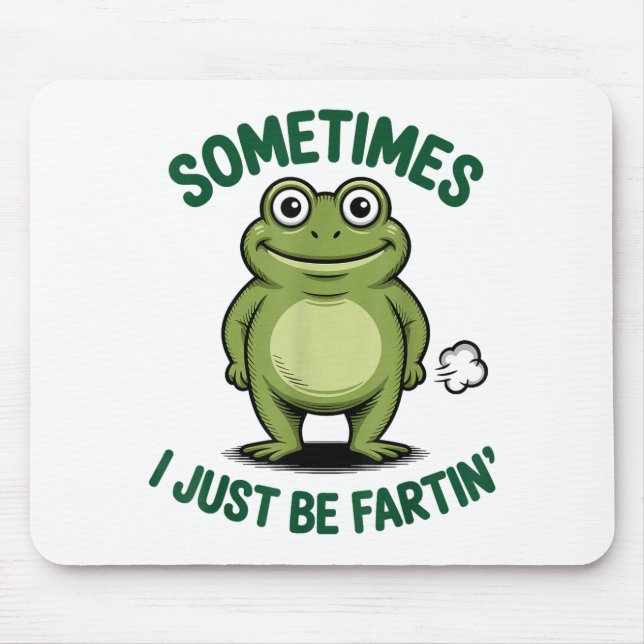Sometimes I Just Be Farting Frog Christmas Funny F Musmatta (Framsidan)