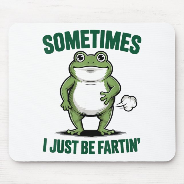 Sometimes I Just Be Farting Frog Christmas Funny F Musmatta (Framsidan)