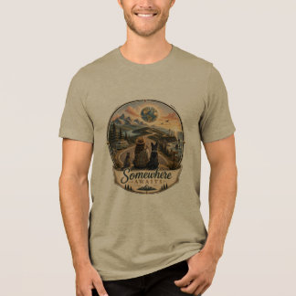 Somewhere Awaits Scenic Travel Adventure T-Shirt