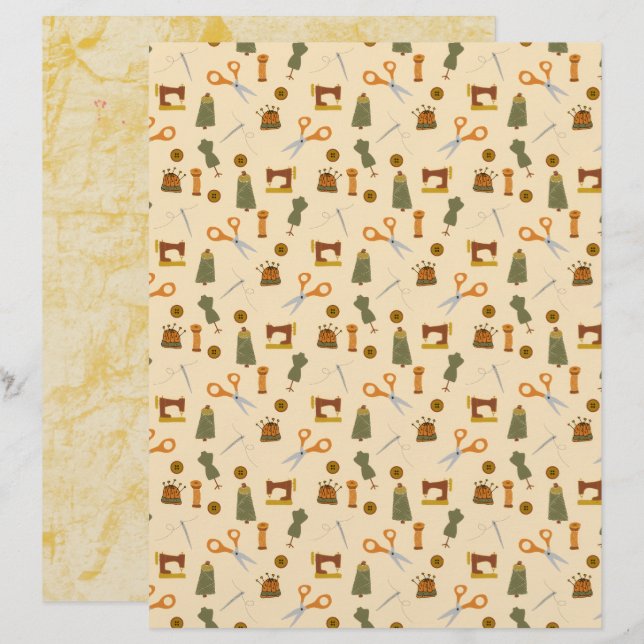 Sömförsäljning papper (Fram/baksida)