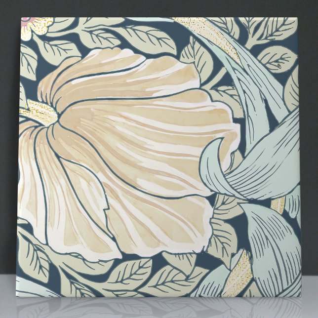 Sömlös 10 av 12 Fades blå Gult Kakelplatta (Skapare uppladdad)