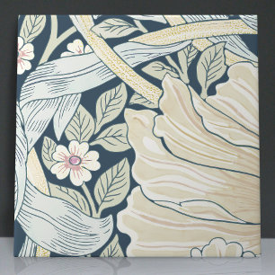 Sömlös 1 av 12 Fästade blå Gult Kakelplatta