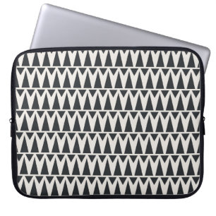 Sömlös Abstrakt Geometric Modern Mönster Laptop Fodral