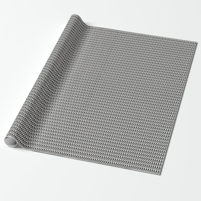 Sömlös Abstrakt Geometric Modern Mönster Presentpapper (Utrullad)