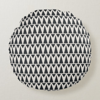 Sömlös Abstrakt Geometric Modern Mönster Rund Kudde