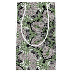 Sömlös abstrakt grått grönt svartdeka