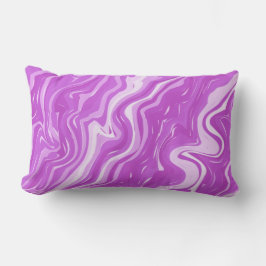Sömlös Abstrakt Marble Rosa Mönster Dekorativ kudd Lumbarkudde