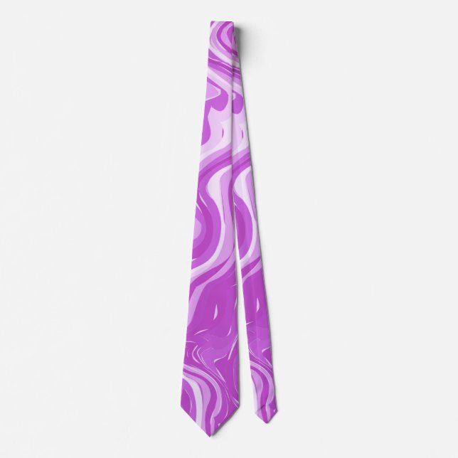 Sömlös Abstrakt Marble Rosa Mönster Slips (Framsida)
