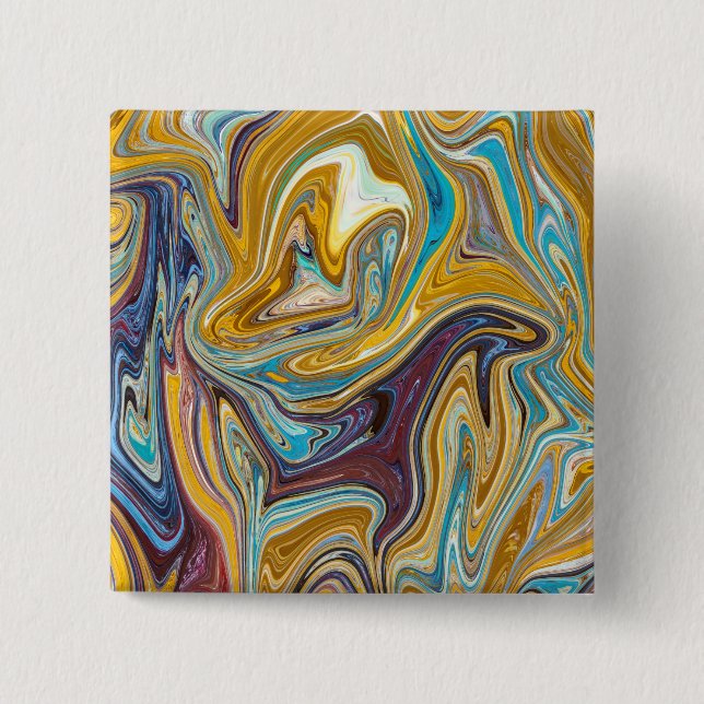 Sömlös abstrakt mönster knapp (Framsida)