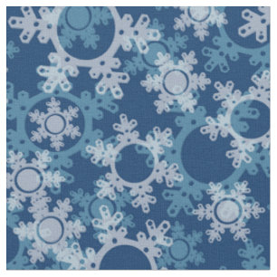 Sömlös återcirkulation jul-snöflingor-design tyg