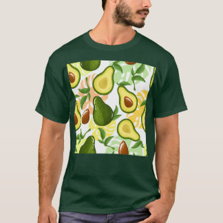 Sömlös avokado t shirt