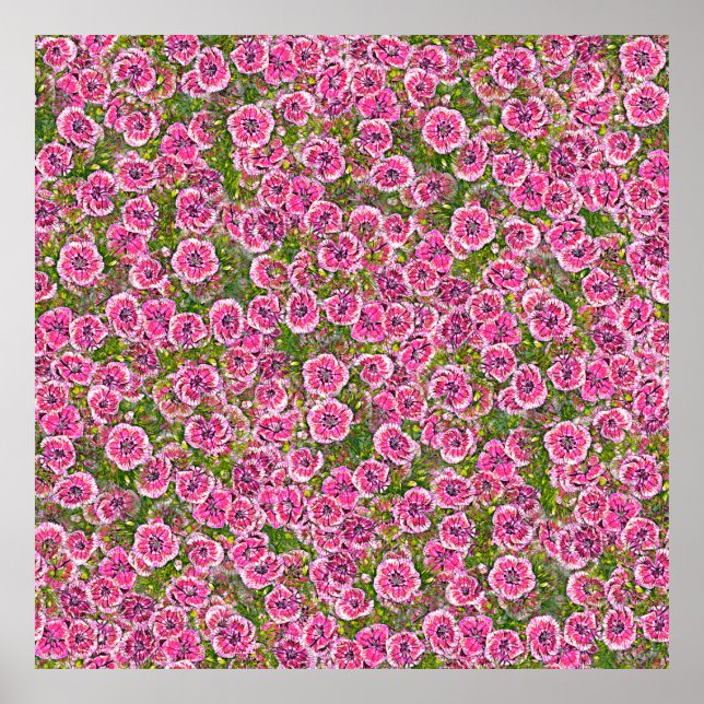 Sömlös bakgrund av abstrakten. textilflöde i fabri poster (Framsidan)