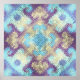 Sömlös bakgrund mönster. Imitation av en textur Poster