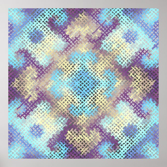 Sömlös bakgrund mönster. Imitation av en textur Poster (Framsidan)