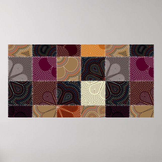 Sömlös bakgrund mönster. Kommer att brista oupphör Poster (Framsidan)