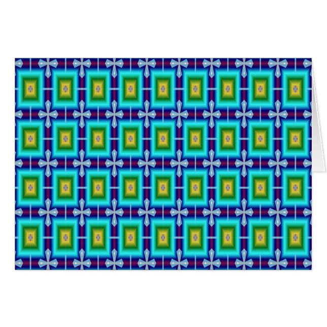 Sömlös bakgrund tapet Mönster Hälsningskort (Framsidan Horizontal)