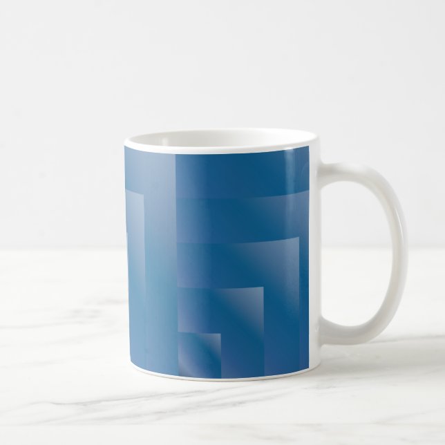 Sömlös blåbärsövertoning kaffemugg (Höger)