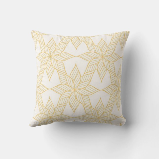 Sömlös blomdesign kudde (Baksida)