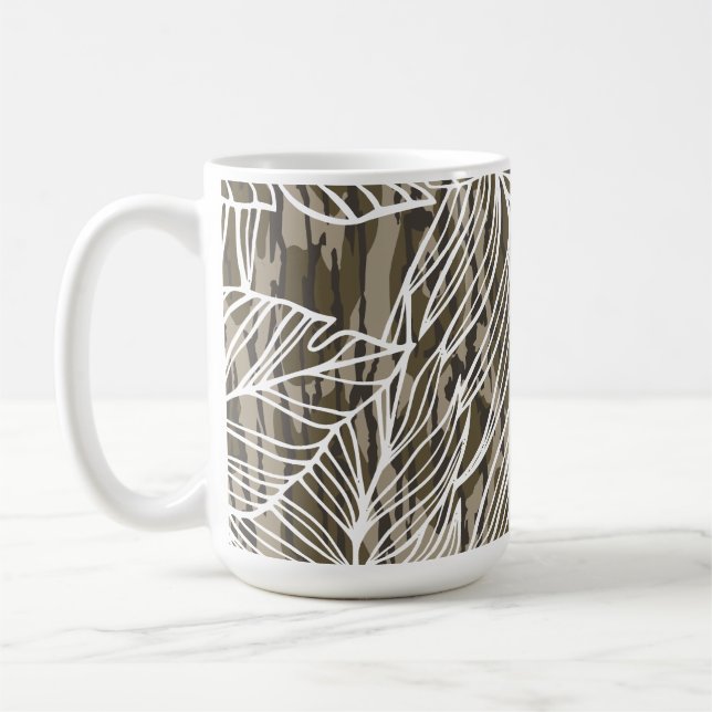 Sömlös Botanisk Bottom Lands Kamouflage Kaffemugg (Vänster)