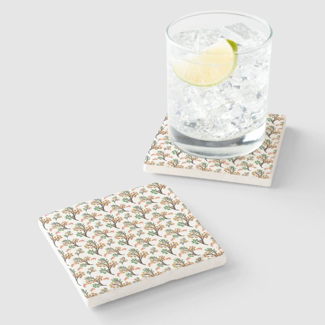 Sömlös botanisk mönster med blommor | Söt Nat Stenunderlägg (Sidan)