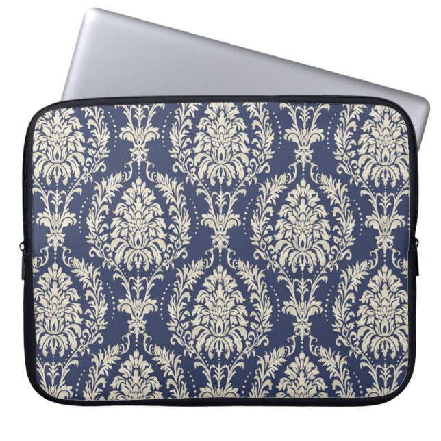Sömlös damm tapet. Sömlös vintage Laptop Fodral (Framsidan)