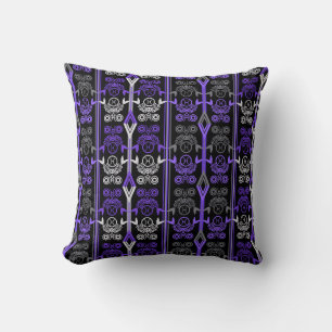 Sömlös, dekorativ retro moroccan arabic-vintage kudde