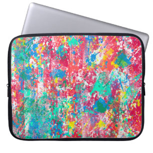 Sömlös digital illustrationsstruktur för abstrakt  laptop fodral