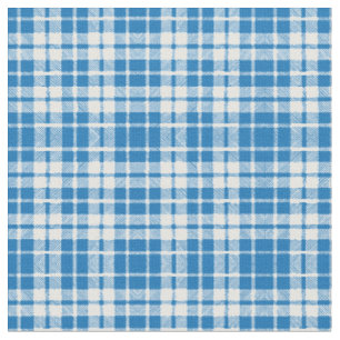 Sömlös Elegant Blue Tartan Mönster Tyg