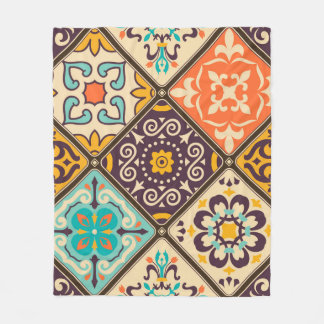 Sömlös, färglös lapptäcke med islam, Arabi Fleecefilt