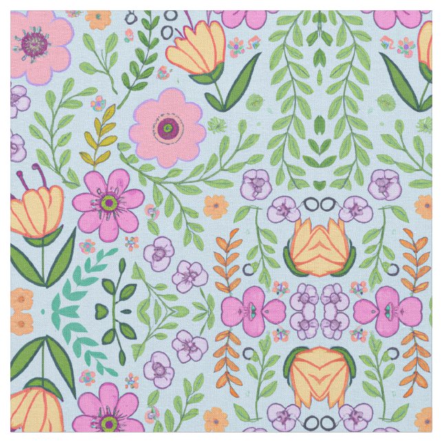 Sömlös färglös Mönster-blå Färgad Tyg (Närbild)