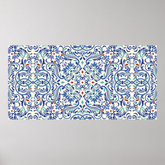 Sömlös, färglös mönster. Oändlös mönster Poster