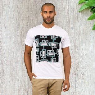 Sömlös Futuristiska Manar T-shirt