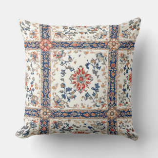 Sömlös fyllning av Antique Tile Mönster Kudde