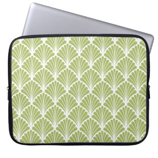 Sömlös Geometric Art Deco Mönster. Abstrakt vint Laptop Fodral