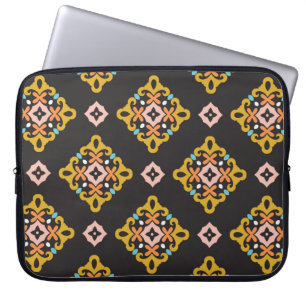 Sömlös Geometric Mönster. Abstrakt struktur design Laptop Fodral