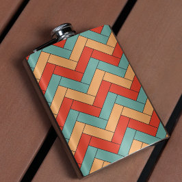 Sömlös geometrisk form Mönster Fickplunta