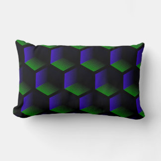 sömlös geometrisk kvadrat lumbarkudde