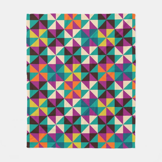 Sömlös geometrisk, modern Mönster-design. Fleecefilt (Framsidan)