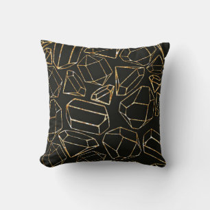 Sömlös geometrisk mönster i retro 80s stil. Pop Kudde