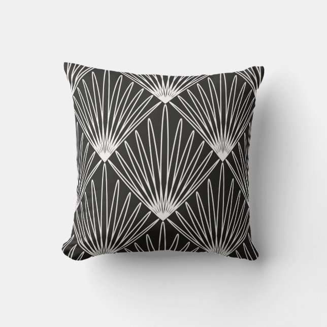 Sömlös geometrisk mönster kudde (Framsida)