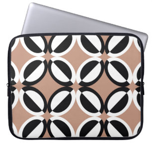 Sömlös geometrisk mönster laptop fodral
